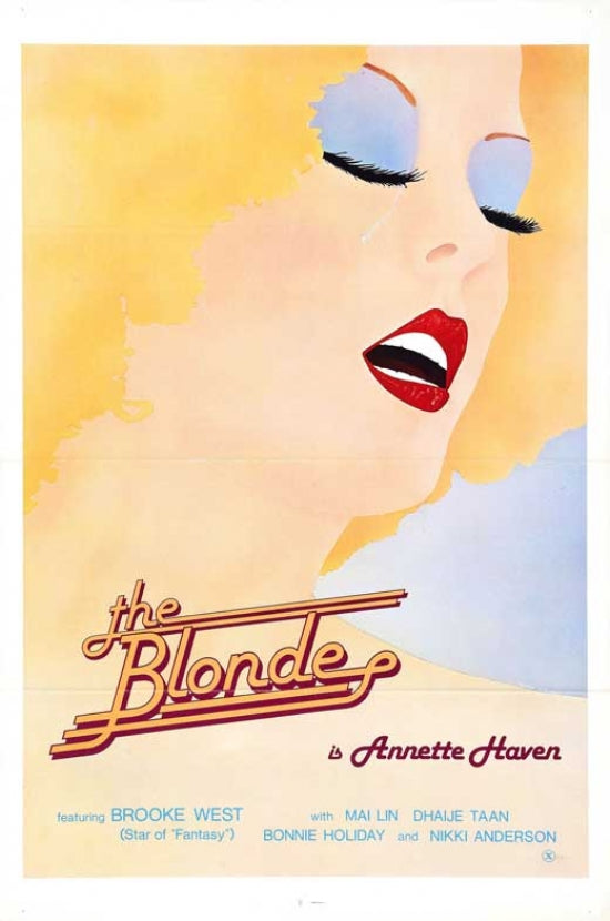 The Blonde movie poster print featuring vibrant artwork.