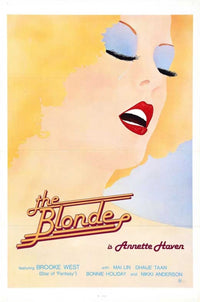 The Blonde movie poster print featuring vibrant artwork.