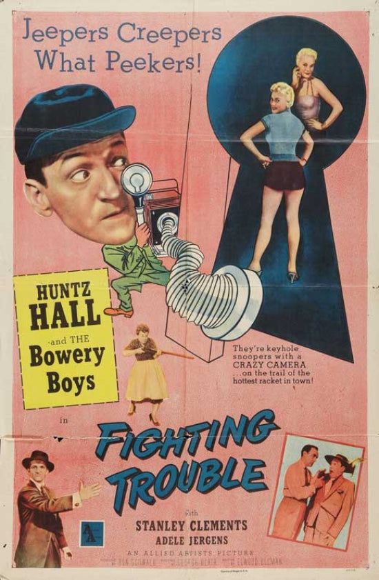 Fighting Trouble Movie Poster showcasing classic cinema art.