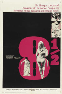 8 1/2 Movie Poster Print - 11x17 | Posterazzi