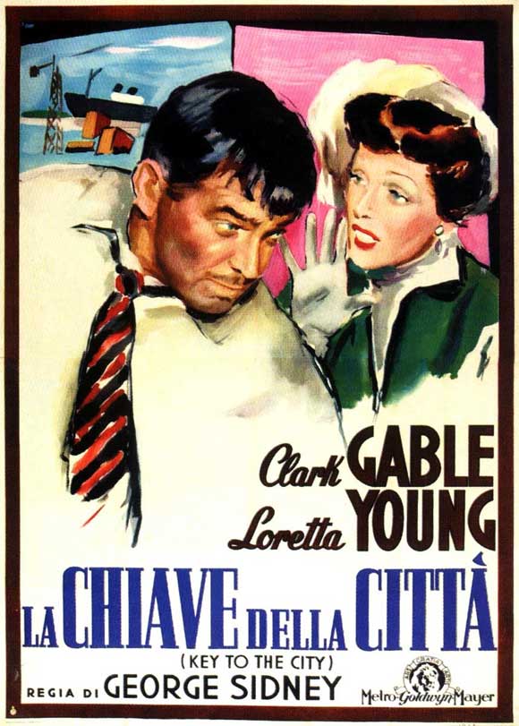 Key to the City Movie Poster Print showcasing vibrant artwork.