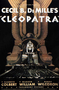 Stunning Cleopatra Movie Poster Print showcasing ancient Egypt.