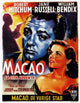 Macao Movie Poster Print showcasing classic cinema art.