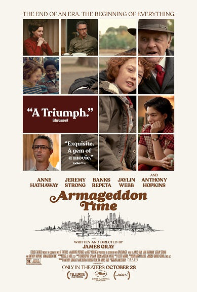 Armageddon Time Movie Poster Print showcasing cinematic art.
