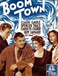 Boom Town Movie Poster Print showcasing classic film art.