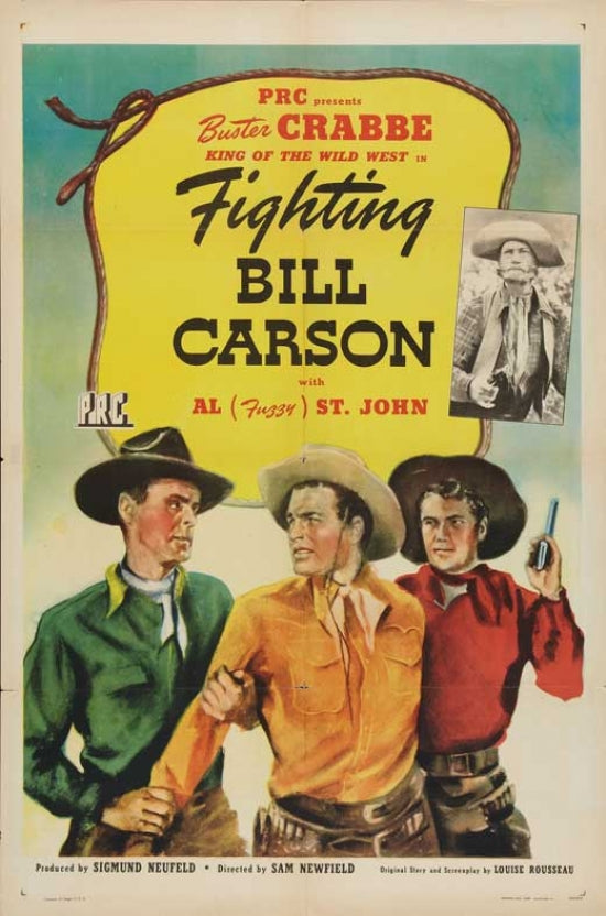 Fighting Bill Carson Movie Poster Print showcasing classic cinema art.