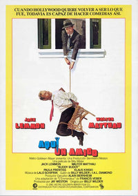 Buddy Buddy Movie Poster Print featuring classic comedy artwork.