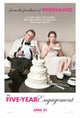 The Five-Year Engagement movie poster print showcasing romantic themes.