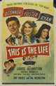 This Is the Life Movie Poster Print showcasing vibrant design and inspirational theme