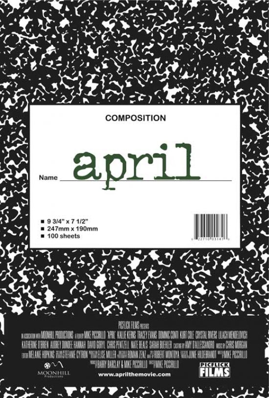 April Movie Poster Print - vibrant spring design