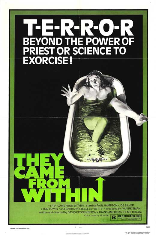 Shivers Movie Poster Print showcasing dramatic and eerie imagery.