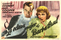 Bluebeard's Eighth Wife Movie Poster Print featuring classic cinema art.