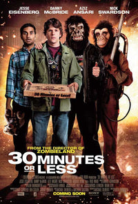 30 Minutes or Less Movie Poster Print - vibrant and dynamic design