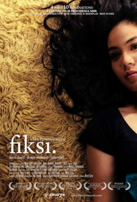 Fiksi Movie Poster Print showcasing vibrant colors and dynamic design.