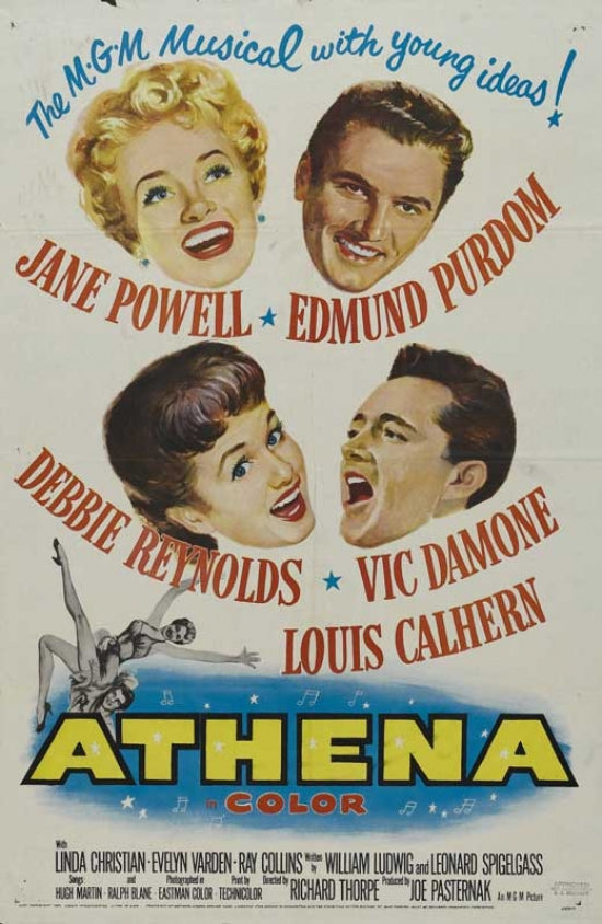 Athena Movie Poster Print showcasing vibrant artwork
