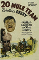 20 Mule Team Movie Poster Print showcasing cinematic history.