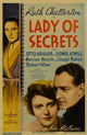 Lady of Secrets Movie Poster Print featuring classic film artwork.