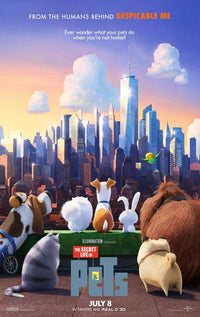 The Secret Life of Pets Movie Poster Print 27x40