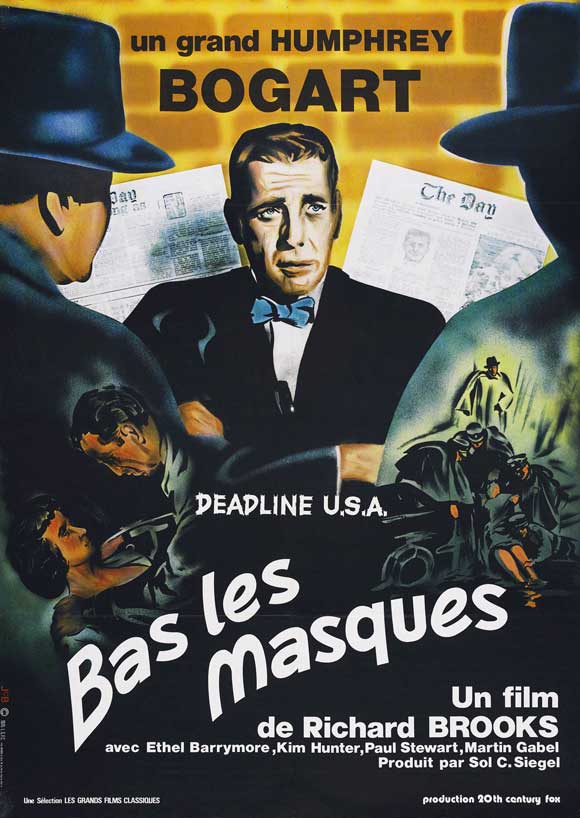 Deadline USA Movie Poster Print showcasing dramatic imagery.