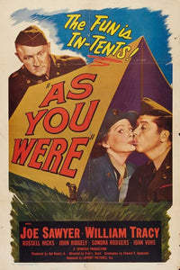 As You Were Movie Poster Print showcasing vibrant colors and cinematic design.