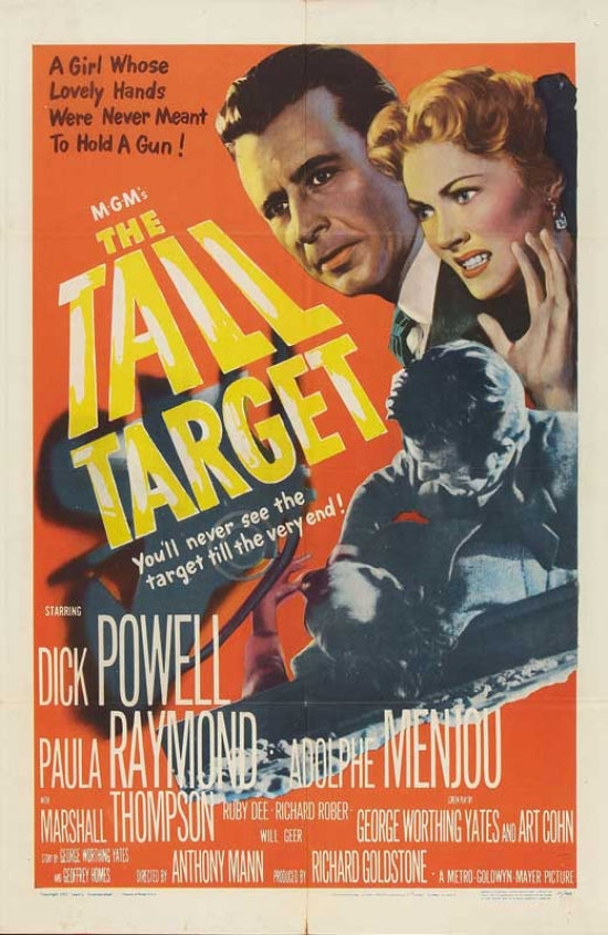 The Tall Target Movie Poster Print featuring captivating cinematic imagery.