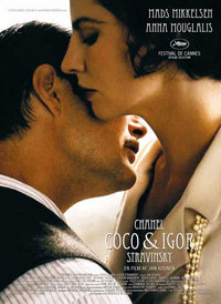 Coco Chanel & Igor Stravinsky Movie Poster Print featuring elegant design.