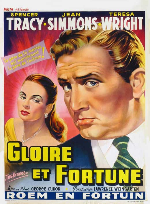 The Actress Movie Poster Print showcasing cinematic glamour.