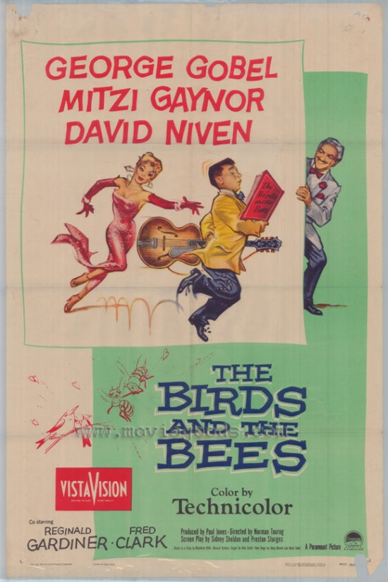 Birds & the Bees Movie Poster Print showcasing vibrant artwork.