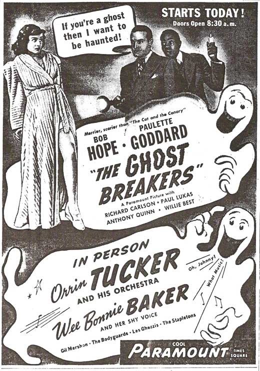 The Ghost Breakers Movie Poster Print showcasing classic cinema art