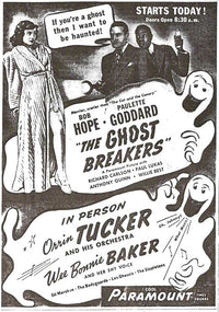 The Ghost Breakers Movie Poster Print showcasing classic cinema art