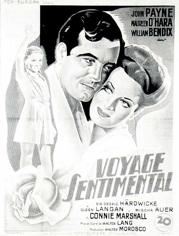 Sentimental Journey Movie Poster Print showcasing classic film art.