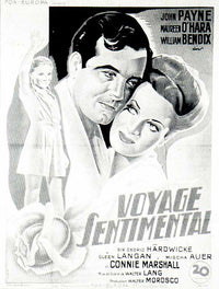 Sentimental Journey Movie Poster Print showcasing classic film art.