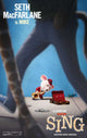Sing Movie Poster Print featuring colorful characters and musical theme.