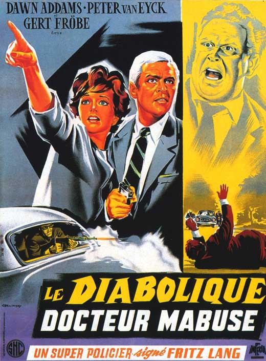The 1000 Eyes of Dr. Mabuse Movie Poster Print