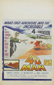The 4D Man Movie Poster Print showcasing retro sci-fi artwork.