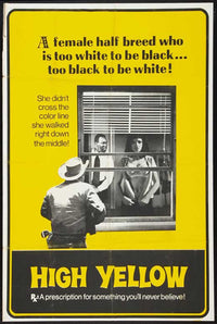 High Yellow Movie Poster Print showcasing vibrant colors and cinematic energy.