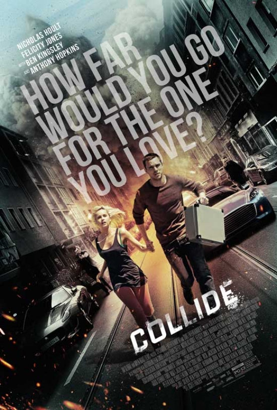 Collide Movie Poster featuring dynamic visuals for film enthusiasts.
