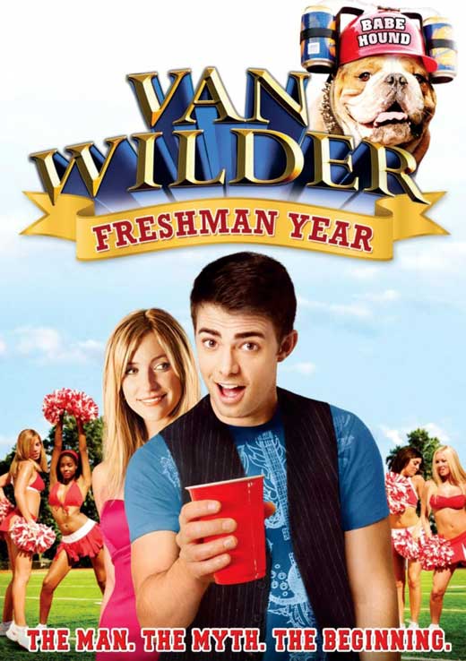 Van Wilder: Freshman Year Movie Poster Print featuring vibrant colors and humorous design.
