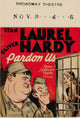 Pardon Us Movie Poster Print featuring vibrant colors and classic design.