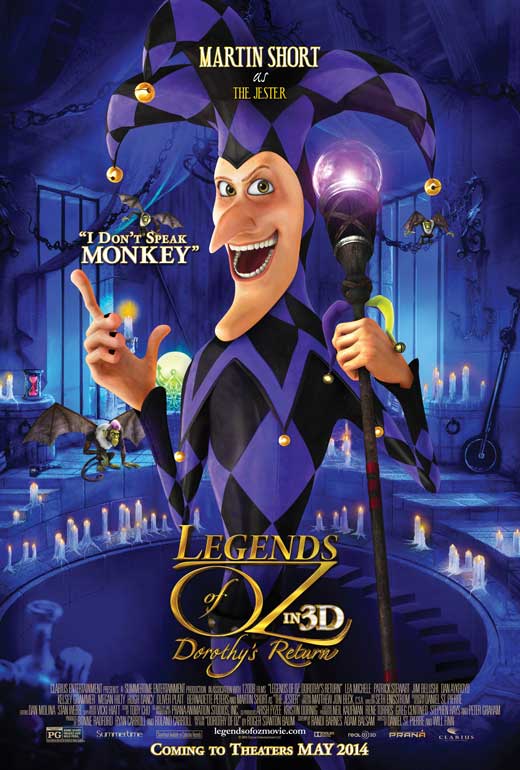 Legends of Oz: Dorothy's Return Movie Poster Print showcasing vibrant artwork.
