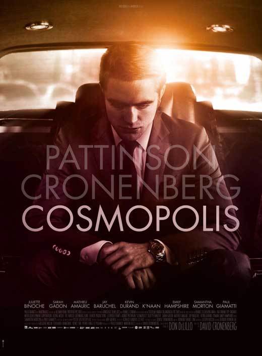 Cosmopolis Movie Poster Print featuring striking visuals.