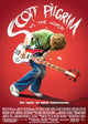 Scott Pilgrim vs The World movie poster print featuring vibrant artwork.
