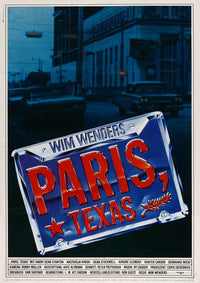 Paris, Texas Movie Poster Print showcasing iconic film art