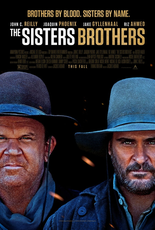 The Sisters Brothers Movie Poster Print showcasing film characters.