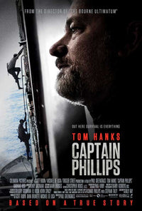 Captain Phillips Movie Poster Print showcasing a thrilling high seas adventure.