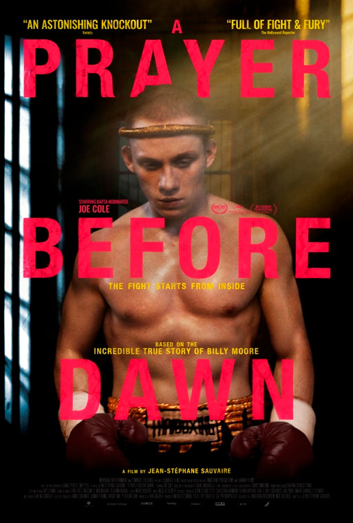 A Prayer Before Dawn Movie Poster Print featuring dramatic imagery.