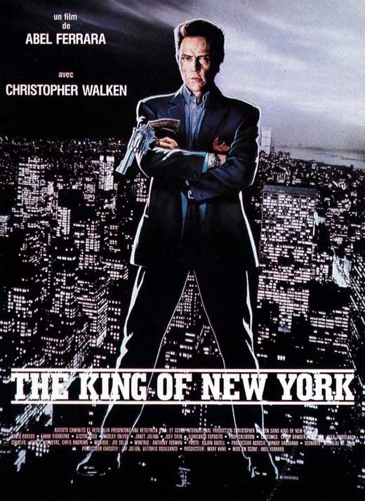 King of New York Movie Poster Print showcasing iconic film imagery.