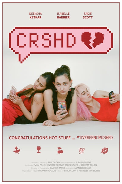 Crshd Movie Poster Print showcasing modern film art