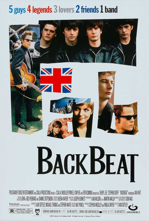 Backbeat Movie Poster Print showcasing vibrant film and music theme.