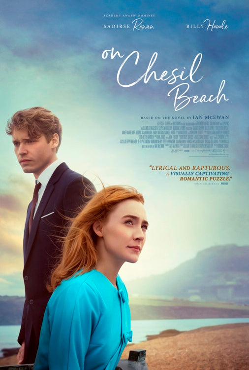 On Chesil Beach Movie Poster Print featuring dramatic imagery.